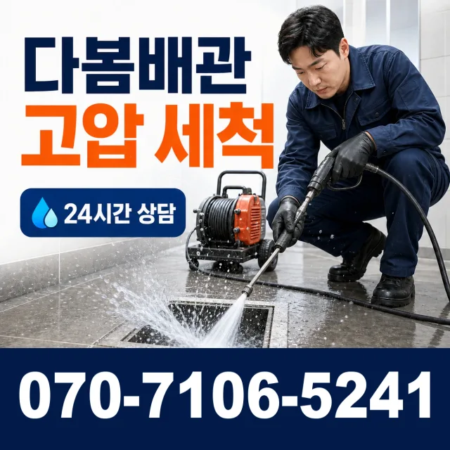전남광주 신안군 암태면 박달로 배수구뚫기 상담 이미지 4